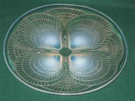 Rene Lalique Opalescent Plate Coquilles