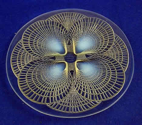 Rene Lalique Opalescent Plate Coquilles