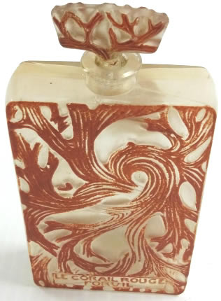 Rene Lalique Perfume Bottle Corail Rouge