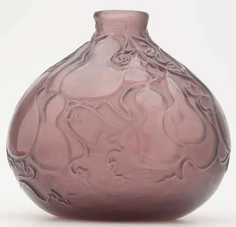 Rene Lalique Vase Courges