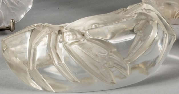 Rene Lalique Paperweight Crabe