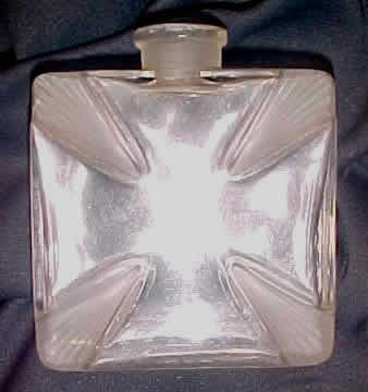 Rene Lalique Croix Saint Georges Perfume Bottle