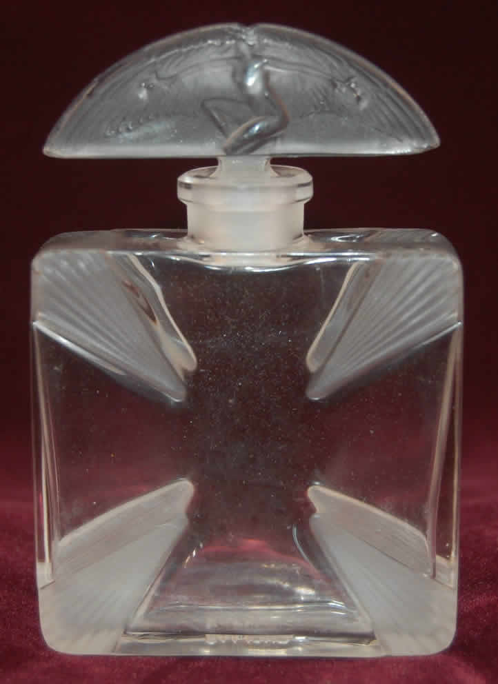 Rene Lalique Perfume Bottle Croix Saint Georges