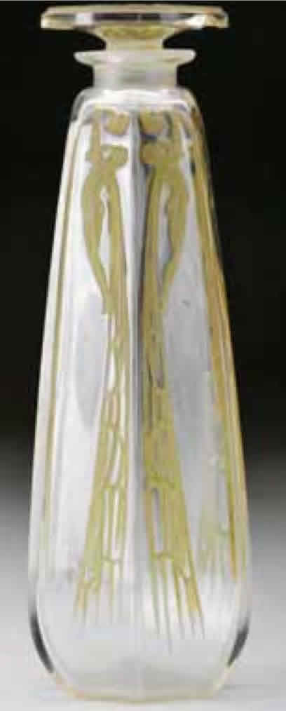 Rene Lalique Cyclamen Perfume Bottle