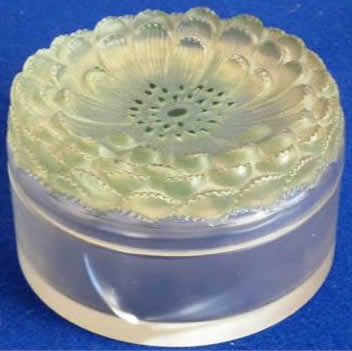 Rene Lalique Powder Box Dahlia