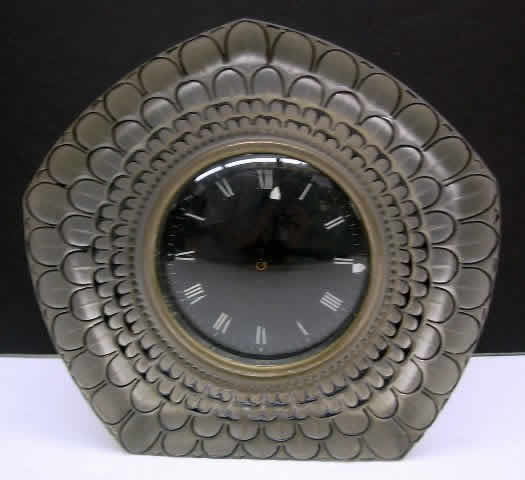 Rene Lalique Clock Dahlia