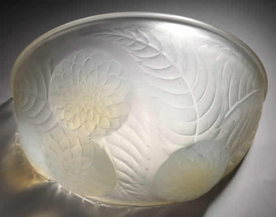 Rene Lalique Applique Dahlias