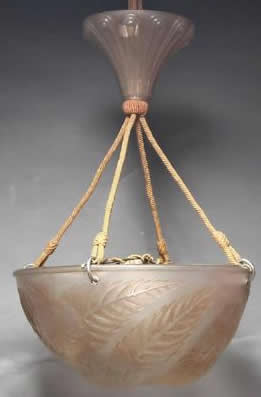 Rene Lalique Chandelier Dahlias