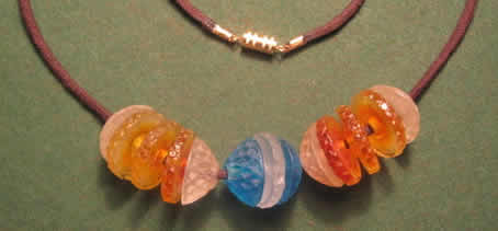 Rene Lalique Dahlias Et Rondelles Plates Necklace