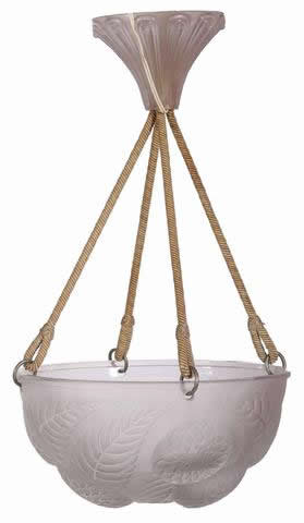 Rene Lalique Plafonnier Dahlias