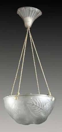 Rene Lalique Chandelier Dahlias