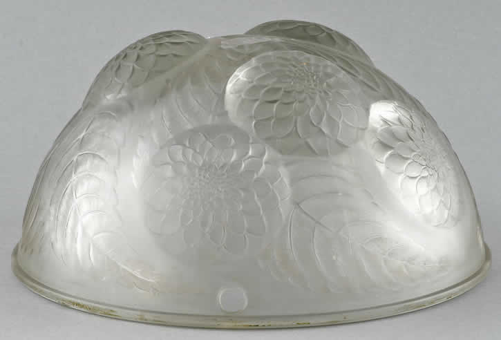 Rene Lalique Light Fixture Dahlias