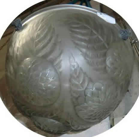 Rene Lalique Light Shade Dahlias