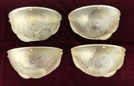 Rene Lalique Sconce Dahlias