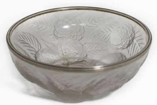Rene Lalique Bowl Dahlias