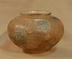 Rene Lalique Vase Dahlias