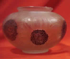 Rene Lalique Vase Dahlias