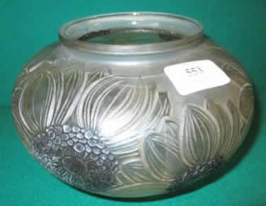 Rene Lalique Vase Dahlias