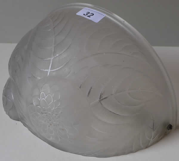 Rene Lalique Wall Light Dahlias