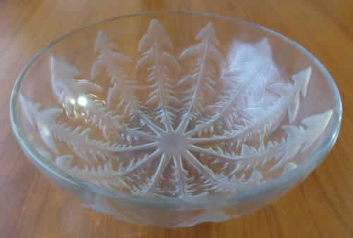 Rene Lalique Bowl Dandelion