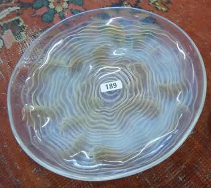 Rene Lalique Plate Dauphins