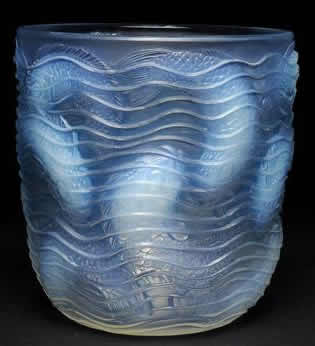 Rene Lalique Vase Dauphins