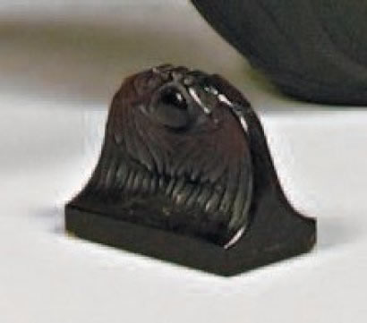 Rene Lalique Deux Aigles Paperweight