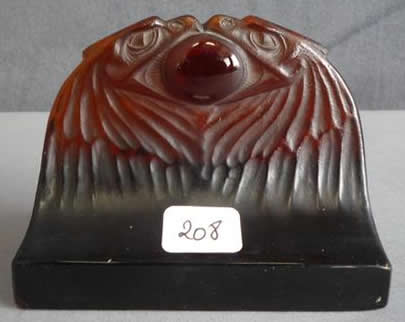 Rene Lalique Paperweight Deux Aigles