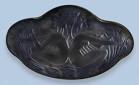 Rene Lalique Brooch Deux Figurines Dos A Dos