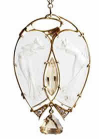 Rene Lalique Deux Figurines Et Branches Pendant