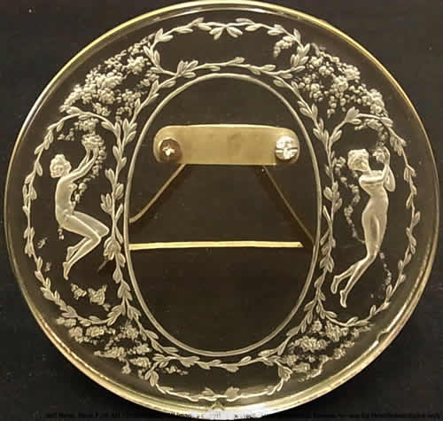 Rene Lalique Deux Figurines Et Fleurs Frame