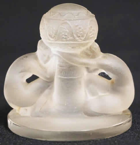 Rene Lalique Menu Holder Deux Figurines