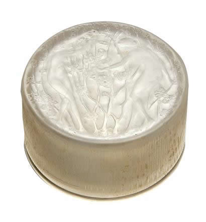 Rene Lalique Box Deux Figurines