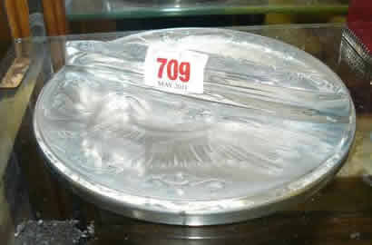 Rene Lalique Hand Mirror Deux Oiseaux