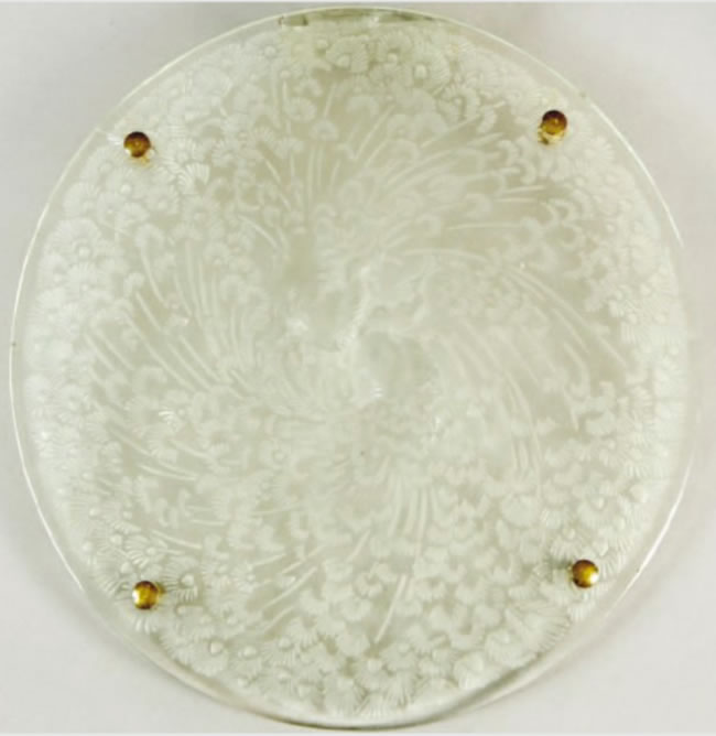 Rene Lalique Deux Paons Plate