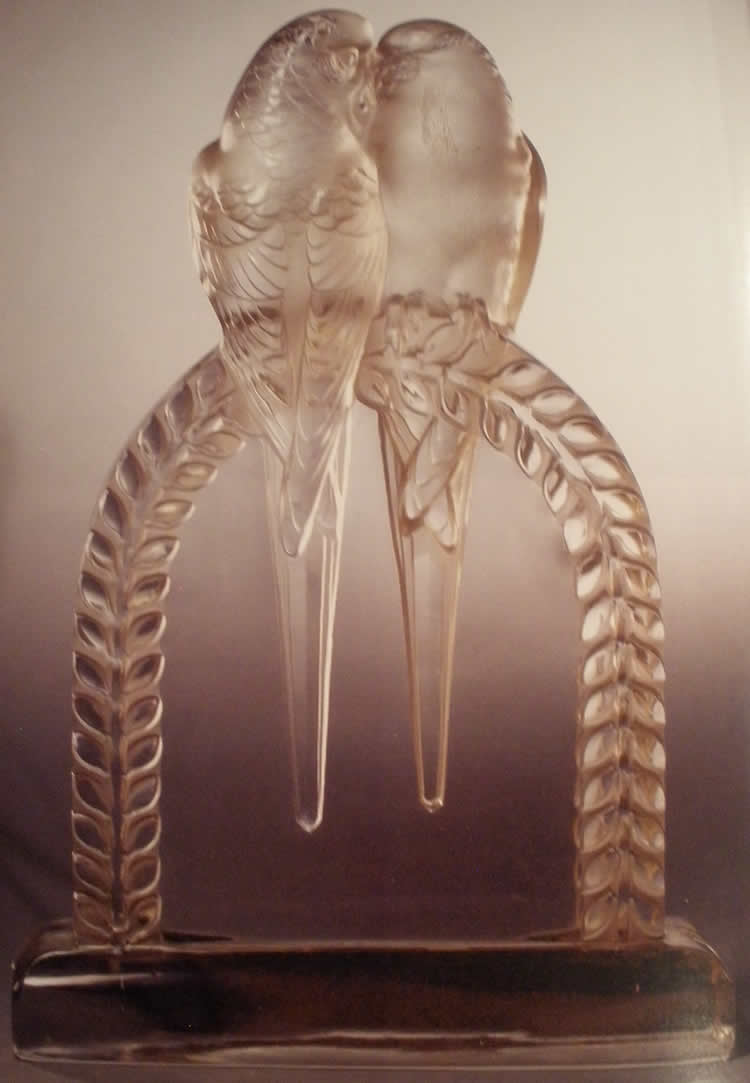 Rene Lalique Deux Perruches Decoration