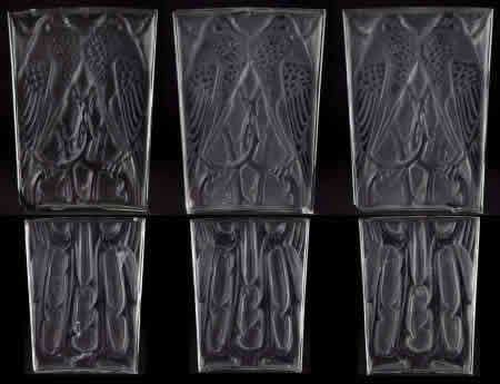 Rene Lalique Deux Pigeons Panel