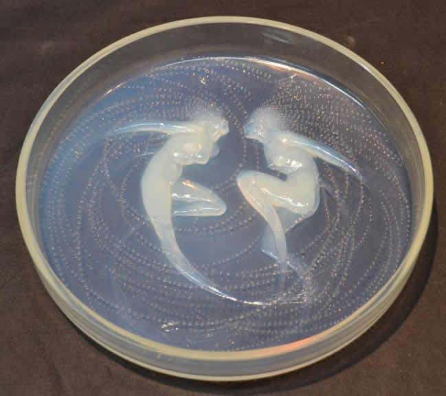 Rene Lalique Box Top Deux Sirenes