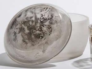 Rene Lalique Cendrier Deux Zephyrs