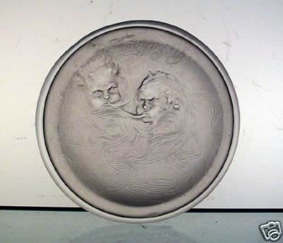 Rene Lalique Ashtray Deux Zephyrs