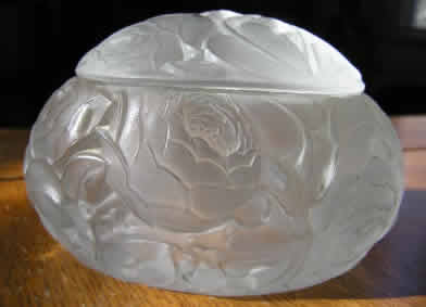 Rene Lalique Oval Box Dinard