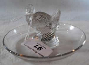 Rene Lalique Cendrier Dindon