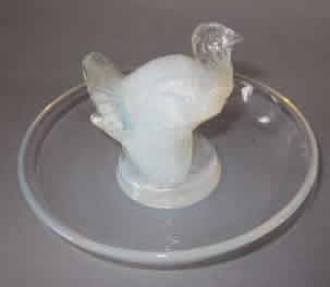 Rene Lalique Ashtray Dindon