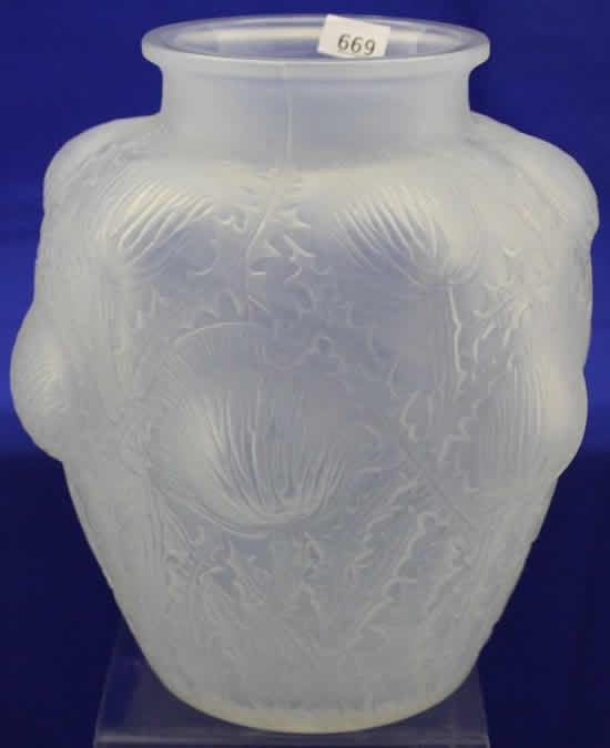 Rene Lalique Vase Domremy