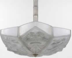 Rene Lalique Douze Figures Chandelier