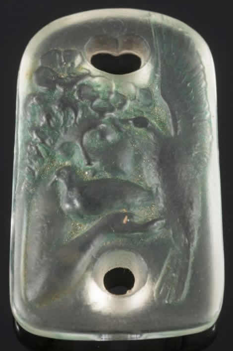 Rene Lalique Pendant Doves