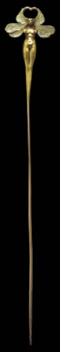 Rene Lalique Dragonfly Woman Stickpin