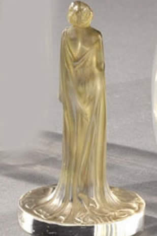 Rene Lalique Statuette Drapee