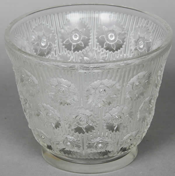 Rene Lalique Vase Edelweiss