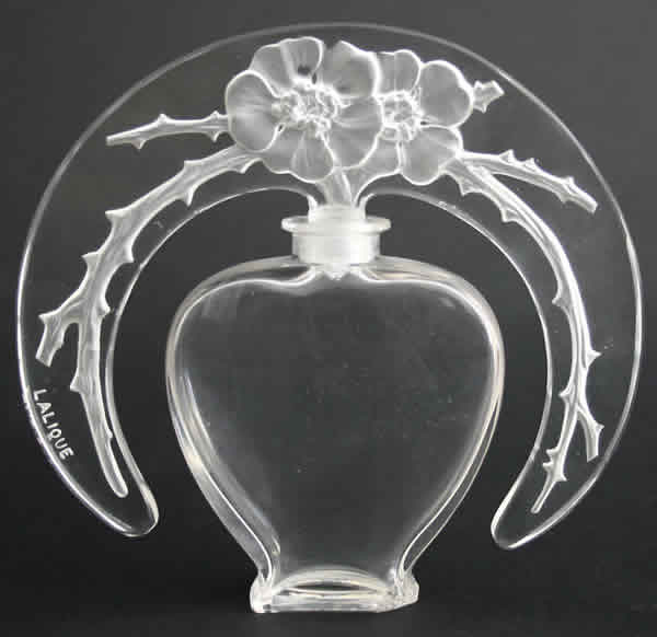 Rene Lalique L'Eglantine De La Reine Perfume Bottle